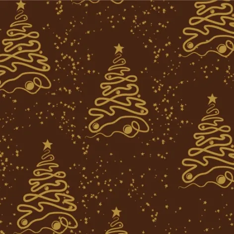 Squiggle Christmas Tree Transfer Sheets